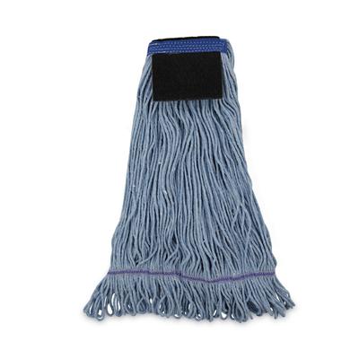 Boardwalk 903BL Mop Head, Loop-End, Cotton With Scrub Pad, Large, 12/Carton - Case of 12