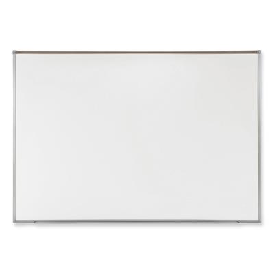 Ghent MFG PRM1-48-4 Proma Magnetic Porcelain Projection Whiteboard w/Satin Aluminum Frame, 96.5 x 48.5, White Surface