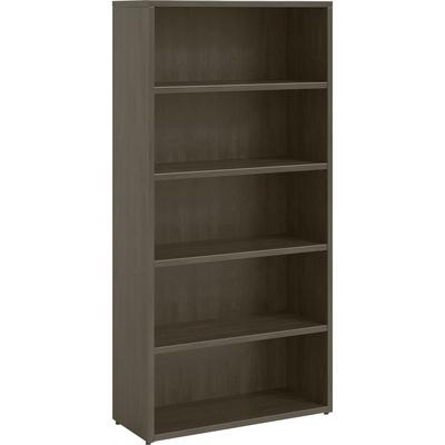 Lorell PBK3469GE Prominence 2.0 Gray Elm Laminate Bookcase - 34