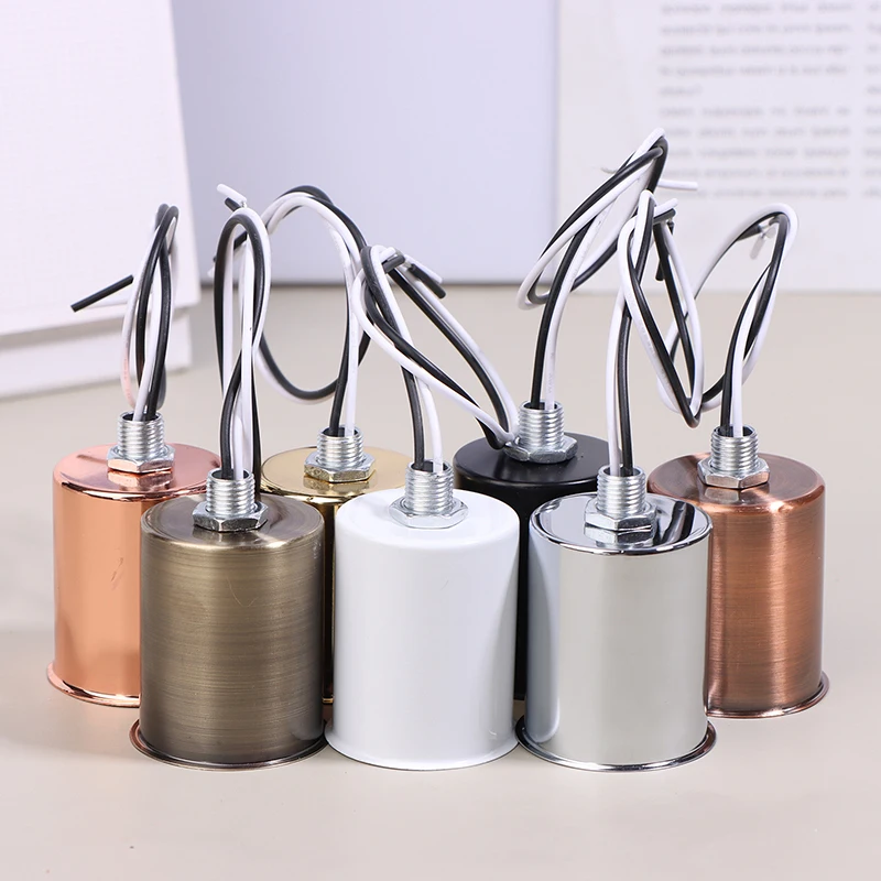 Base de lumière à vis en céramique E27, douille de lumière ronde, support de lampe à Filament LED, pièce de lampe d'intérieur facile à installer pour lumière LED