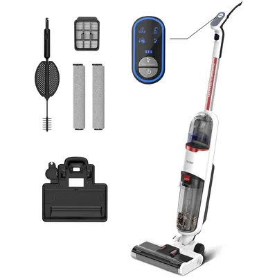 Redkey RUBINO Kabelloser Nass-Trocken-Staubsauger, intelligenter kabelloser Mopp, automatische Image