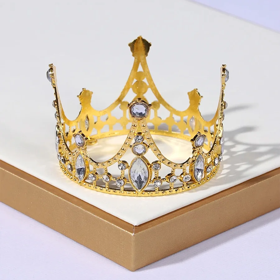 Super süße kleine Diademe und Kronen für Mädchen Party Abschluss ball Kuchen Dekorationen Kinder Geburtstag Krone Ornament Image
