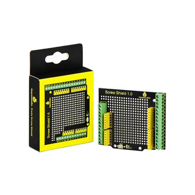 Keyes tudio proto schraube io abschirmung mit verkabelung klemme für arduino uno projekte Image