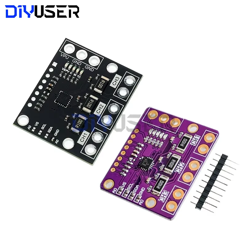 INA3221 Dreikanalmodul, hohe Seitenmessung, Shunt- und Busspannungsüberwachung mit I 2C- und SMBUS-kompatibler Schnittstelle Image