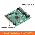 Disco rigido Toshiba da 1.8 pollici IDE 50 Pin a SATA (7 + 15) disco rigido Toshiba a 22 Pin su scheda adattatore SATA conveniente e veloce
