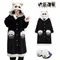 Jujutsu Kaisen Satoru Gojo Peluche Cartoon Vestaglia Simpatico pigiama Set caldo con cappuccio e può essere indossato all