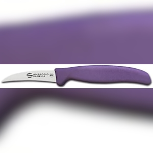 AMBROGIO SANELLI Supra - Gemüsemesser 7 cm in LILA Tasche Image