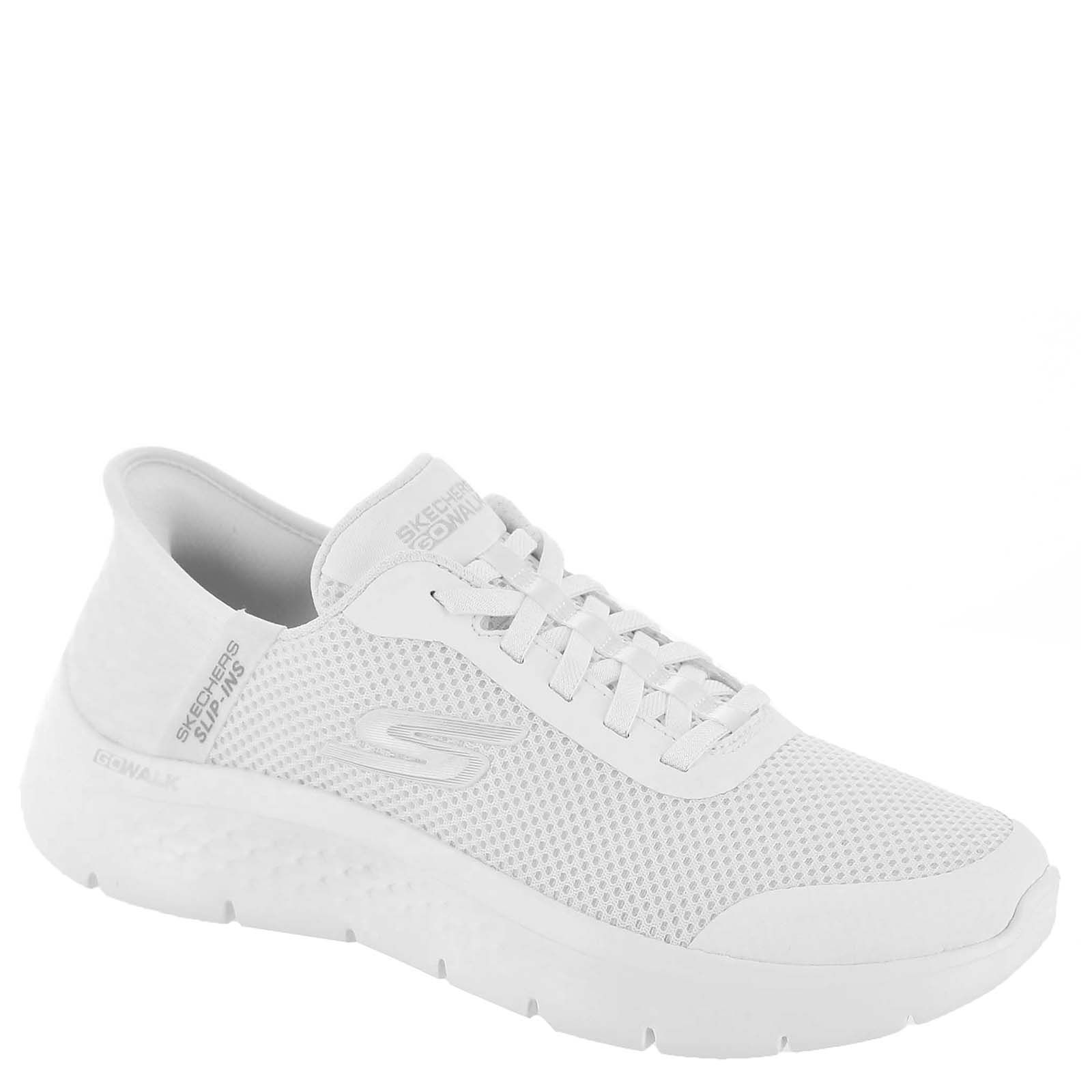 Skechers Performance Slip-ins: GO WALK Flex -Grand Entry - Womens 7.5 White Sneaker Medium