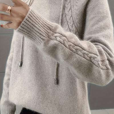 TEMU Japanese And Korean Special Drawstring Hoodie Sweater Image