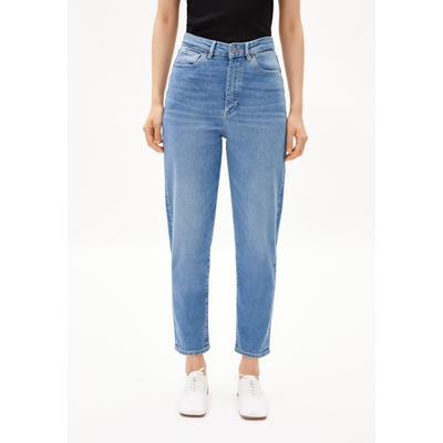 MAIRAA - Frauen Mom Fit Jeans - blau (Größe: 34/34)