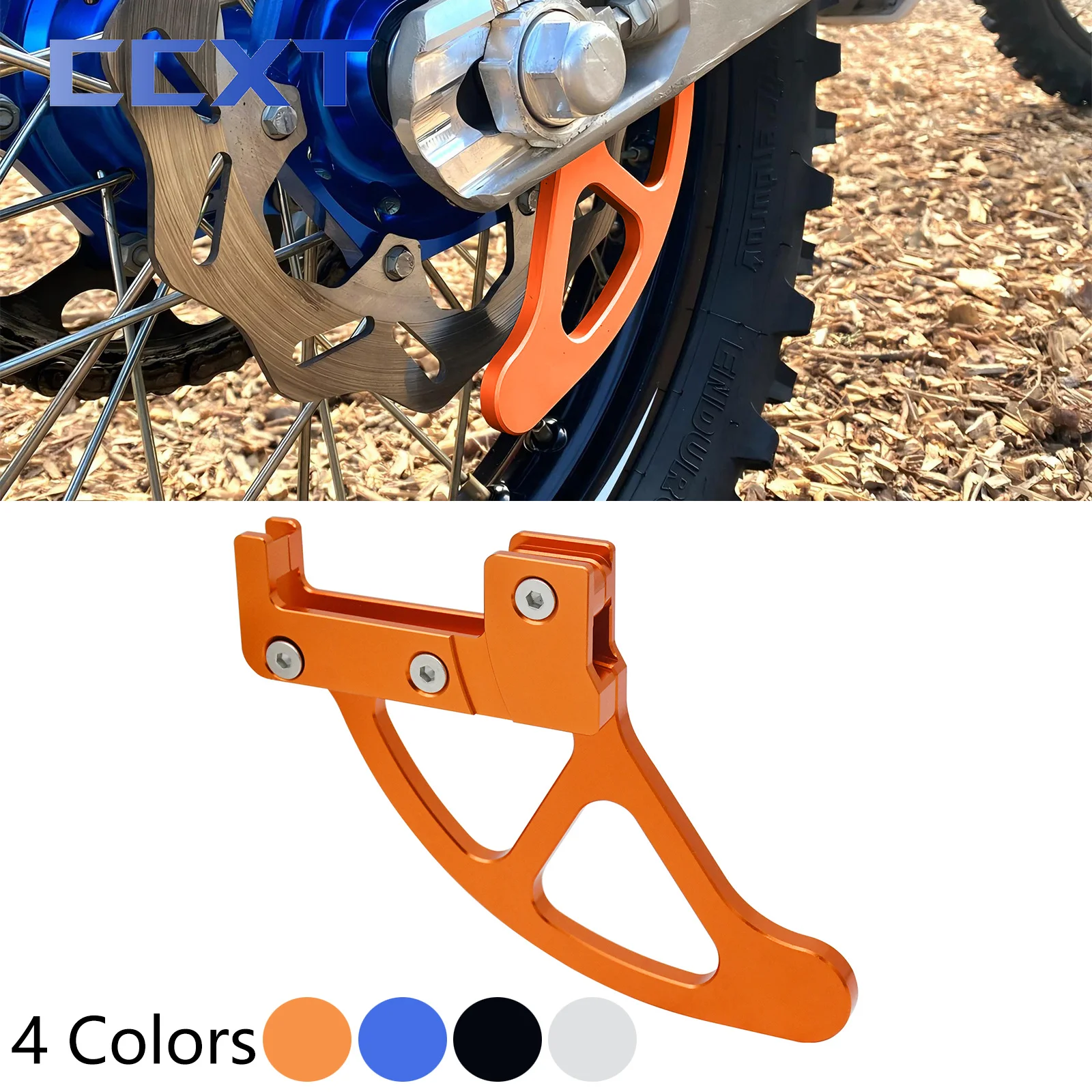 Moto CNC Disco Freno Posteriore Protezione Della Protezione Per KTM EXC EXCF XC XCF SX SXF Sei Giorni TPI 2004-2024 Per Husqvarna TC FC TE FE