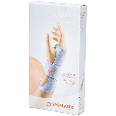 Manu-X Handgelenkorthese Gr.2 schwarz 07642 1 St Bandage(s) Image