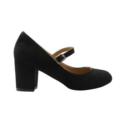 Where's That From - Damen Riemchenschuhe "Araceli", Wildleder (Schwarz) Image