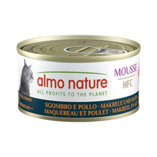 6x70g Mackerel & Chicken Almo Nature HFC Cat Mousse