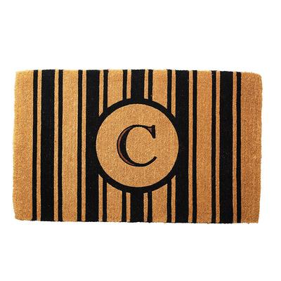 Margot Stripe Monogrammed Door Mat - 24