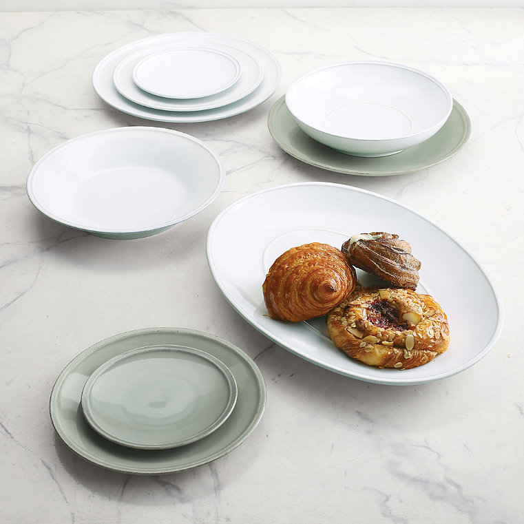 Set of 6 Friso Dinnerware Collection - Sage Green, Dinner Plate in Sage Green - Frontgate