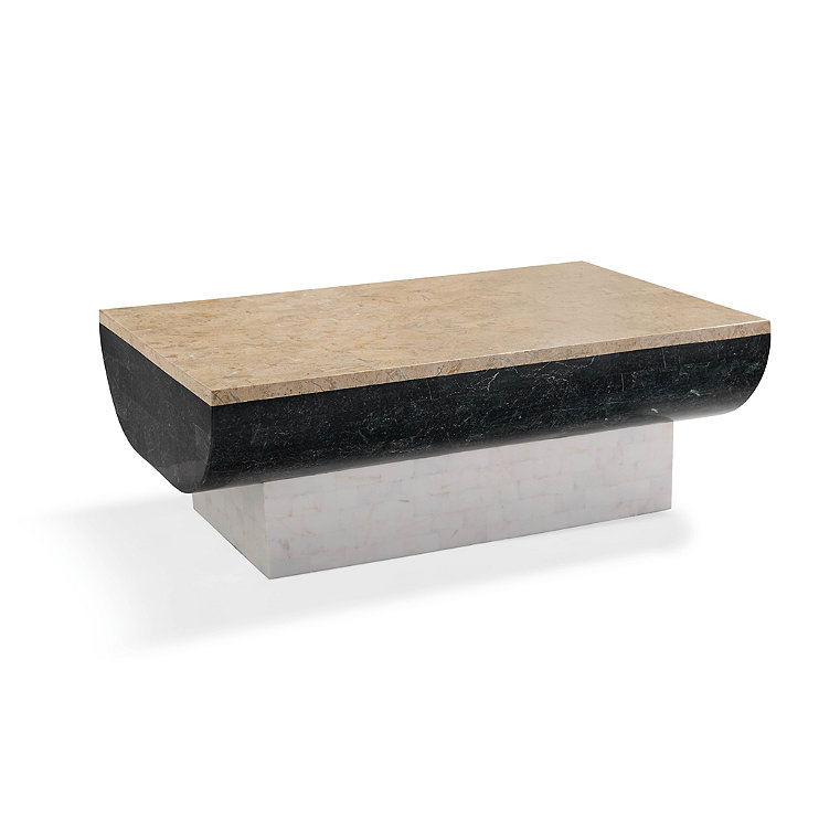Masson Coffee Table Tailored Furniture Cover - Gray - Frontgate
