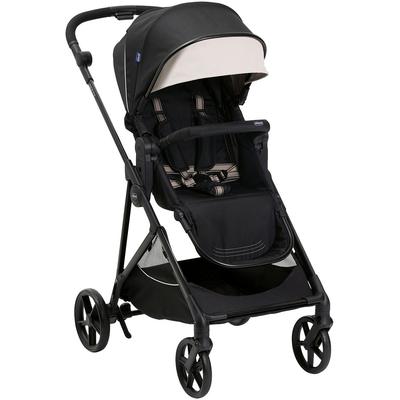 Kinder-Buggy CHICCO "Seety Etna Black", Baby, schwarz (etna schwarz), Kinderwagen