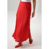 Maxirock ANISTON CASUAL, Damen, Gr. 44, rot, Web, Obermaterial: 100% Viskose, unifarben, casual, figurumspielend knöchelfrei, Röcke, in sommerlichen Farben