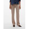 Anzughose VERO MODA "VMZAMIRA MR SLIM STRAIGHT PANT", Damen, Gr. M (38), Länge 30, grau (moon rock), Web, Obermaterial: 95% Polyester, 5% Elasthan, unifarben, elegant, Hosen