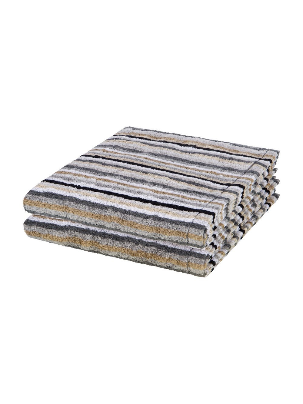 Cawö Handtuchset 2-teilig Damen grau, ONE SIZE Image