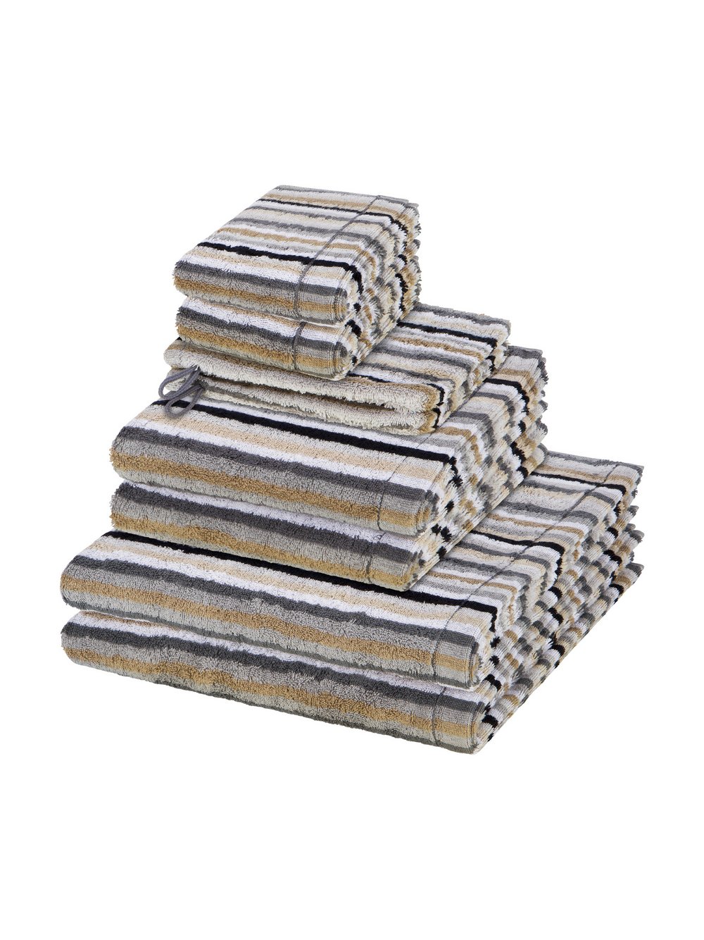 Cawö Handtuchset 8-teilig Damen grau, ONE SIZE Image