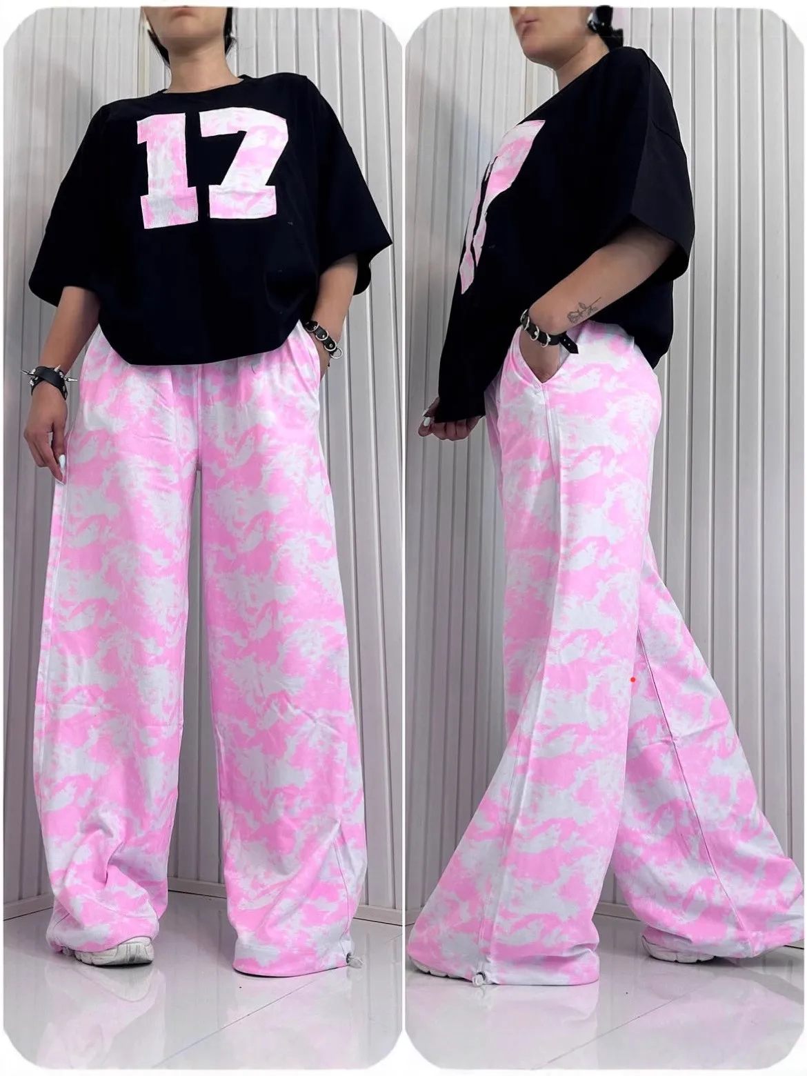 2-teiliges Damen-Set Dashiki, afrikanische Kleidung, Sommer, neue Mode, Kurzarm-Top und Jeans-Anzug, Party-Dame, passende Sets Image