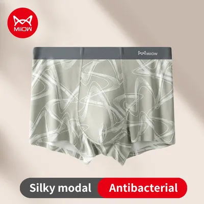 Miiow 3pcs modal Herren höschen Set Herren Boxer Unterwäsche 7a Baumwolle anti bakterielle interne Image