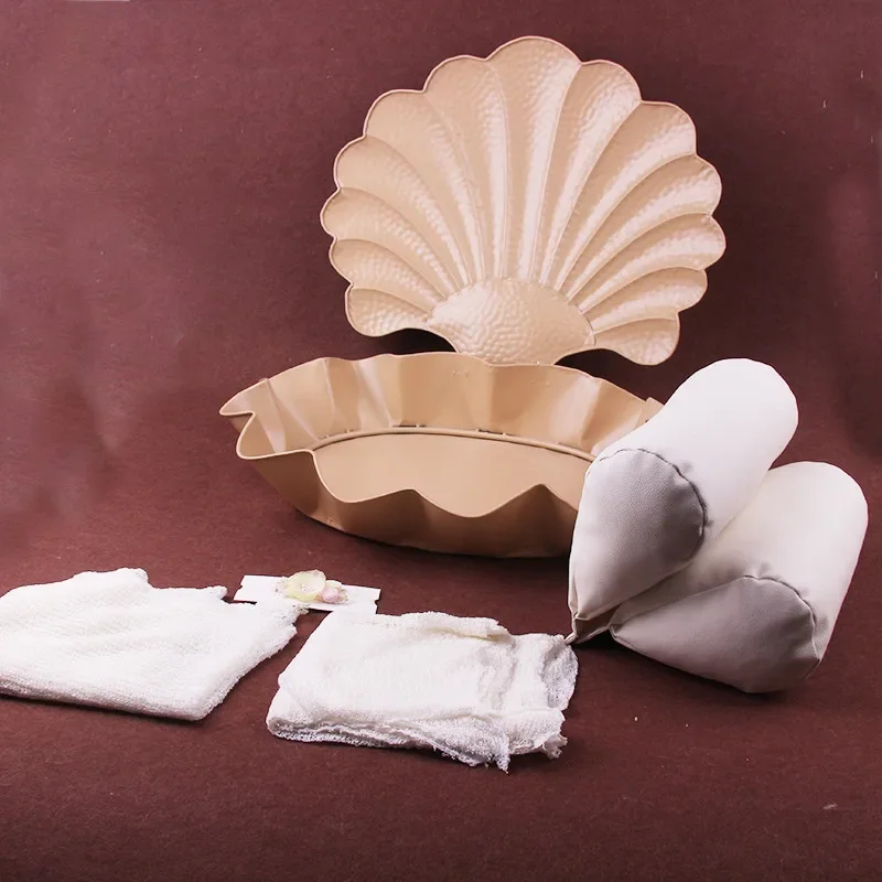 Neugeborene Fotografie Shell Requisiten Neugeborene Fotografie Studio Eisen Shell Fotografie Requisiten Baby Fotografie Studio Fotografie Image