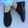 Mode 2025, Neue Turnschuhe Für Frauen Casual Schuhe Einfarbig Plus Größe Turnschuhe Frauen Slip Auf Socke Damen Flache Schuhe Schuhe frauen