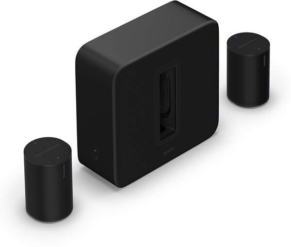 Sonos Sub 4 BK (1), Era 100 BK (2)