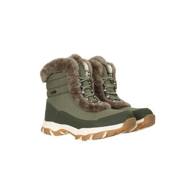 Mountain Warehouse - Damen Schneestiefel "Ohio", Thermisches Material (Helles Khaki) Image