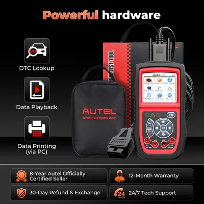 Autel AL539B 3-in-1OBD2 Scanner Code Reader Avometer Battery Tester for 12 Volts Batteries Full OBDII Diagnosis Charging System
