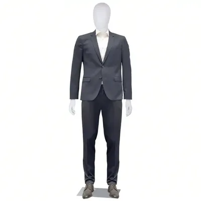 Adjustable Male Mannequin Full Body Dress Form Poseable Life-Size 73''Tall White