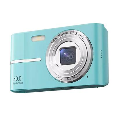 4K Digital Camera 50MP 16X Digital Zoom Camera 2.4-inch IPS Screen Face Detection Flash Camera Motion Detection Timer Camera