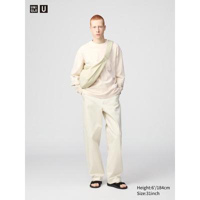 Uniqlo - Wide Chino Trousers (longer) - Natural
