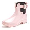 Gummistiefelette VIVANCE, Damen, Gr. 41, rosa (rose), Obermaterial: 100% PVC. Futter: 100% Textilmaterial. Decksohle: 100% Textilmaterial. Laufsohle: 100% Synthetik, unifarben, glänzend, casual, Schuhe Chelseaboots Schlupfboots Gummiboots,...