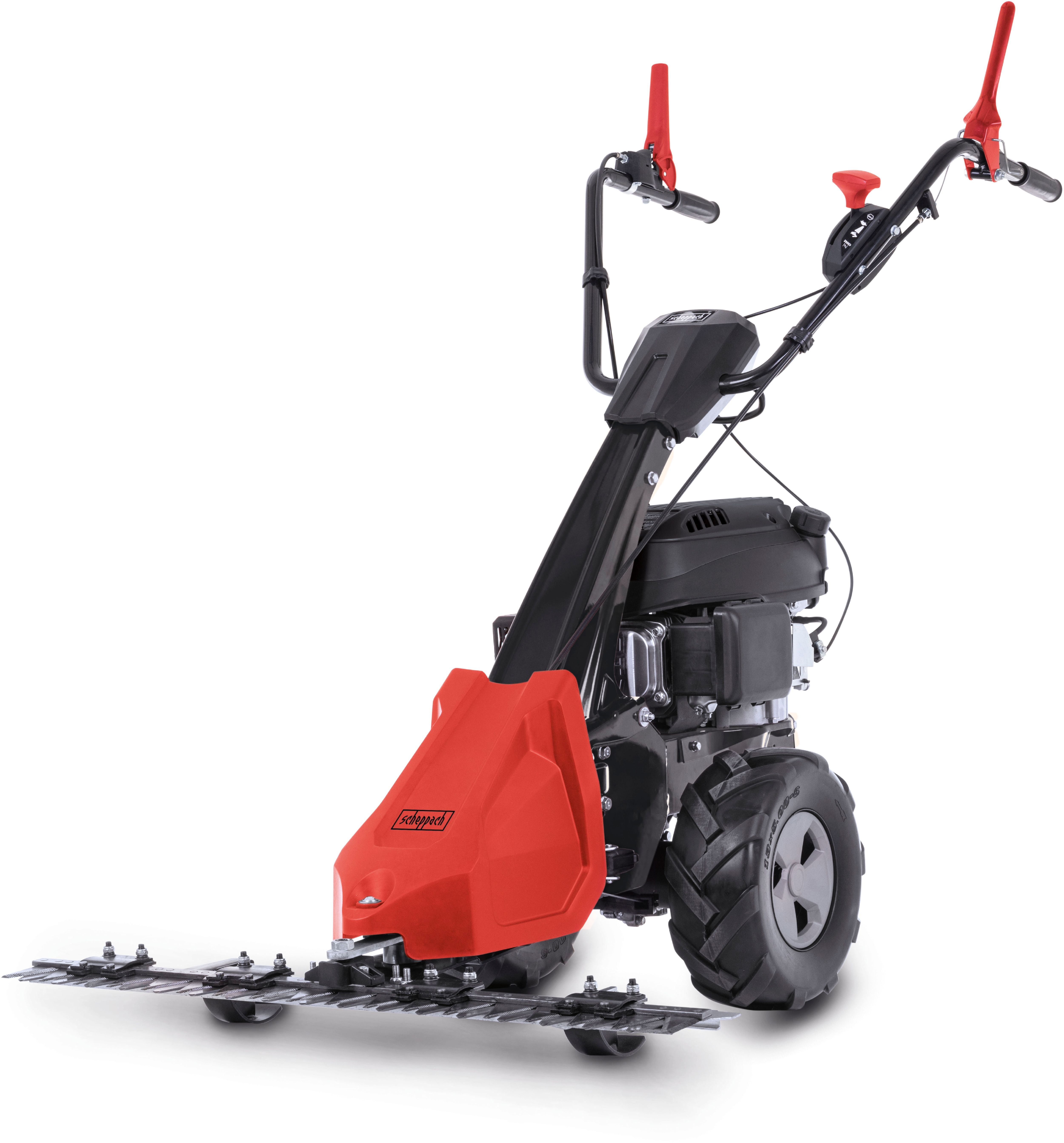 Balkenmäher SCHEPPACH "BMS196-88", rot (rot, schwarz), B:455cm H:570cm, Einachser Image