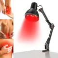 Lampe infrarouge lampe à lumière rouge lampe thermique lampe à lumière infrarouge 150 watts hauteur réglable et pliable dispositif de thérapie par la lumière rouge