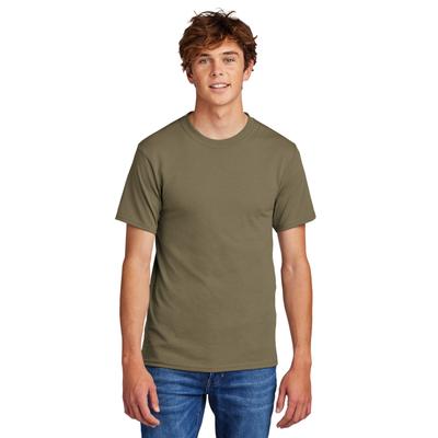 Port & Company PC55 Core Blend Top in Coyote Brown size 6XL | Cotton/Polyester