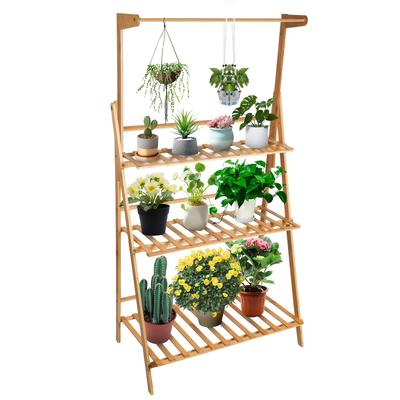 TEMU 3- Metal- , Rectangle Hanging Pot Rod, - Stand For Image