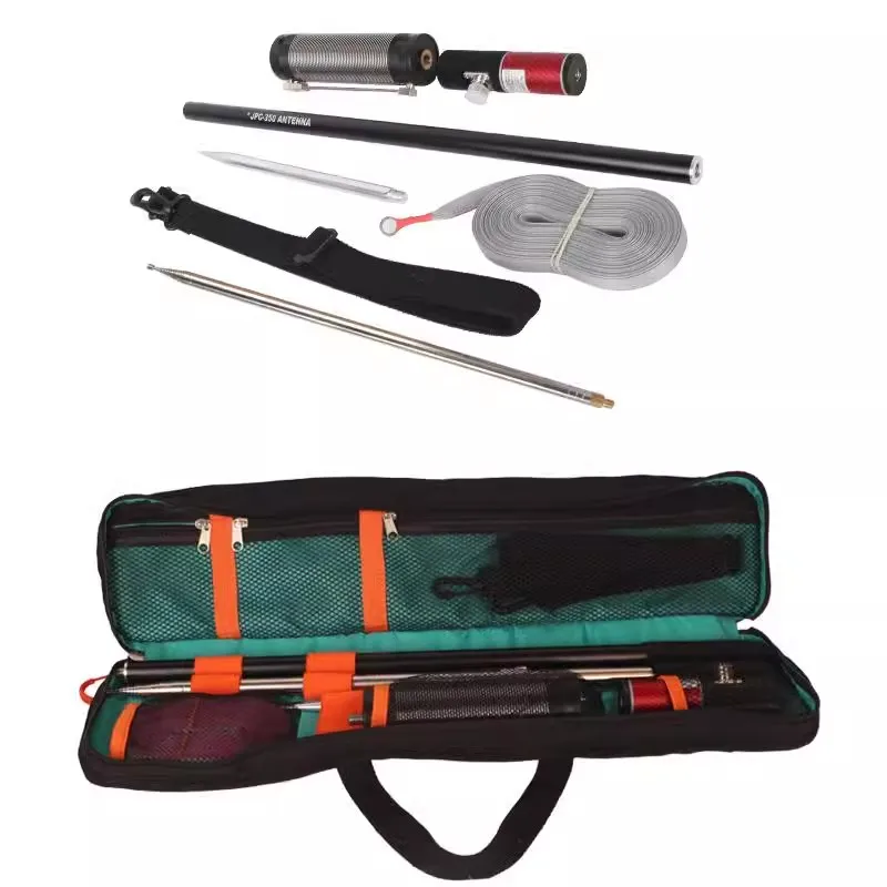 JPC-350 80 m-6 Meter tragbare GP HF Kurzwellenantenne + Tragetasche Image