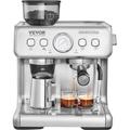 Mophorn - vevor Macchina per Caffe Espresso con Macinacaffe, Macchina per Caffe Espresso