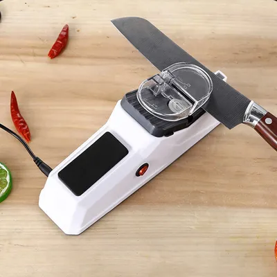 Automatic Knife Sharpener USB Rechargable Electric Knife Sharpener Professional Fast Sharpening Tool