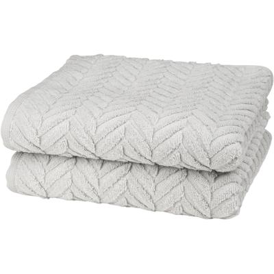 Handtuch ROSS "Sensual 9001", grau (chrom), B:50cm L:100cm, Frottier, Obermaterial: 100% Baumwolle, Handtücher (Packung), 100% Baumwolle Image