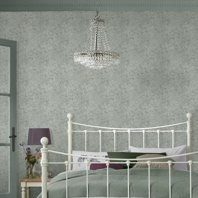 Vliestapete LAURA ASHLEY "Corrina Leaf", grün, B:0,52m H:10m L:10m, Vlies, Tapeten, 10mx52cm (ca. 5m2) Image