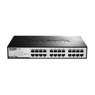 D-LINK Netzwerk-Switch "DGS-1024D", schwarz, B:26,00cm H:10,00cm T:35,50cm, Netzwerk-Switches