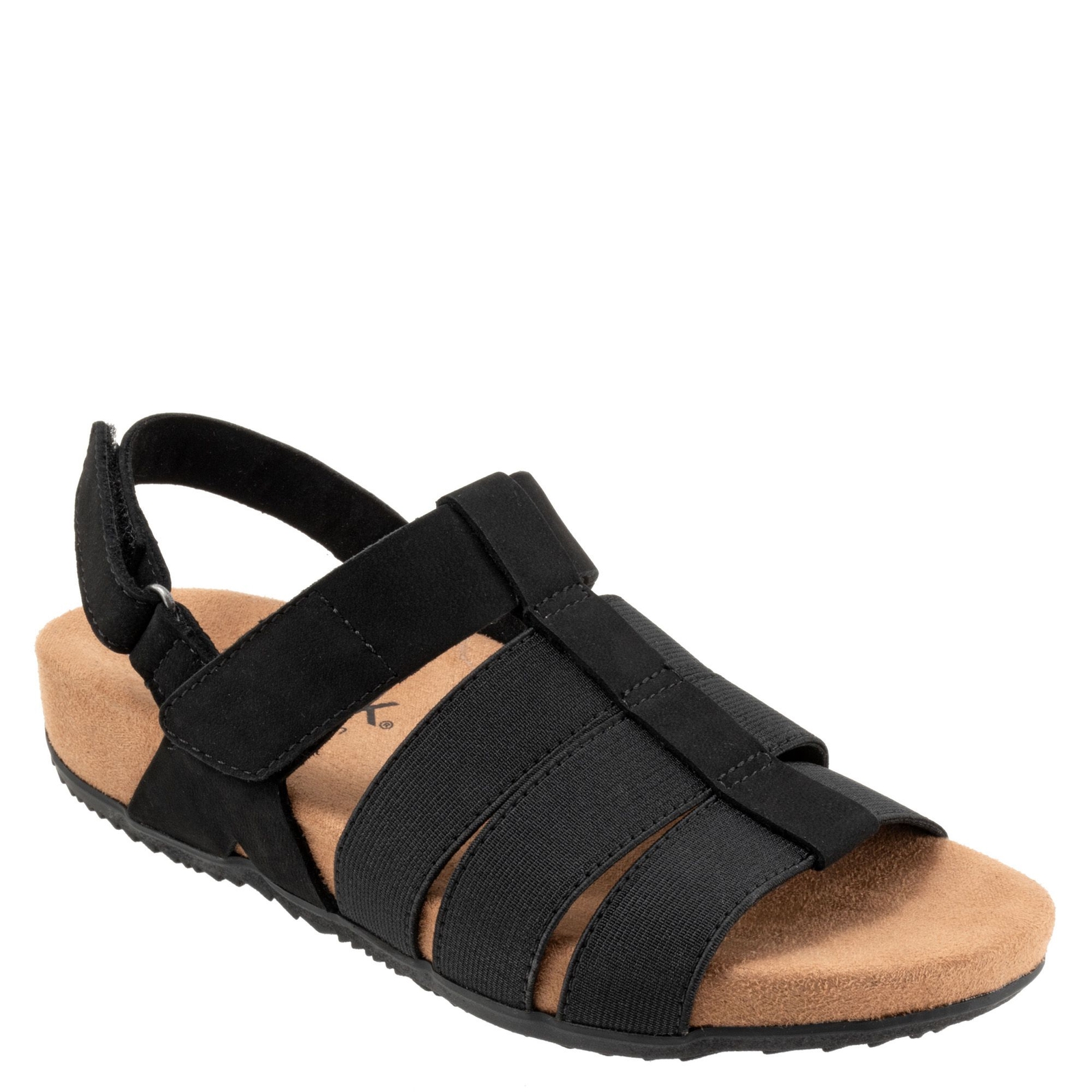 Softwalk Burnaby - Womens 7.5 Black Sandal W2