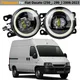 1 paio 30W Car LED Lens fendinebbia Angel Eye DRL H11 fendinebbia Daytime Running Lamp 6000LM 12V