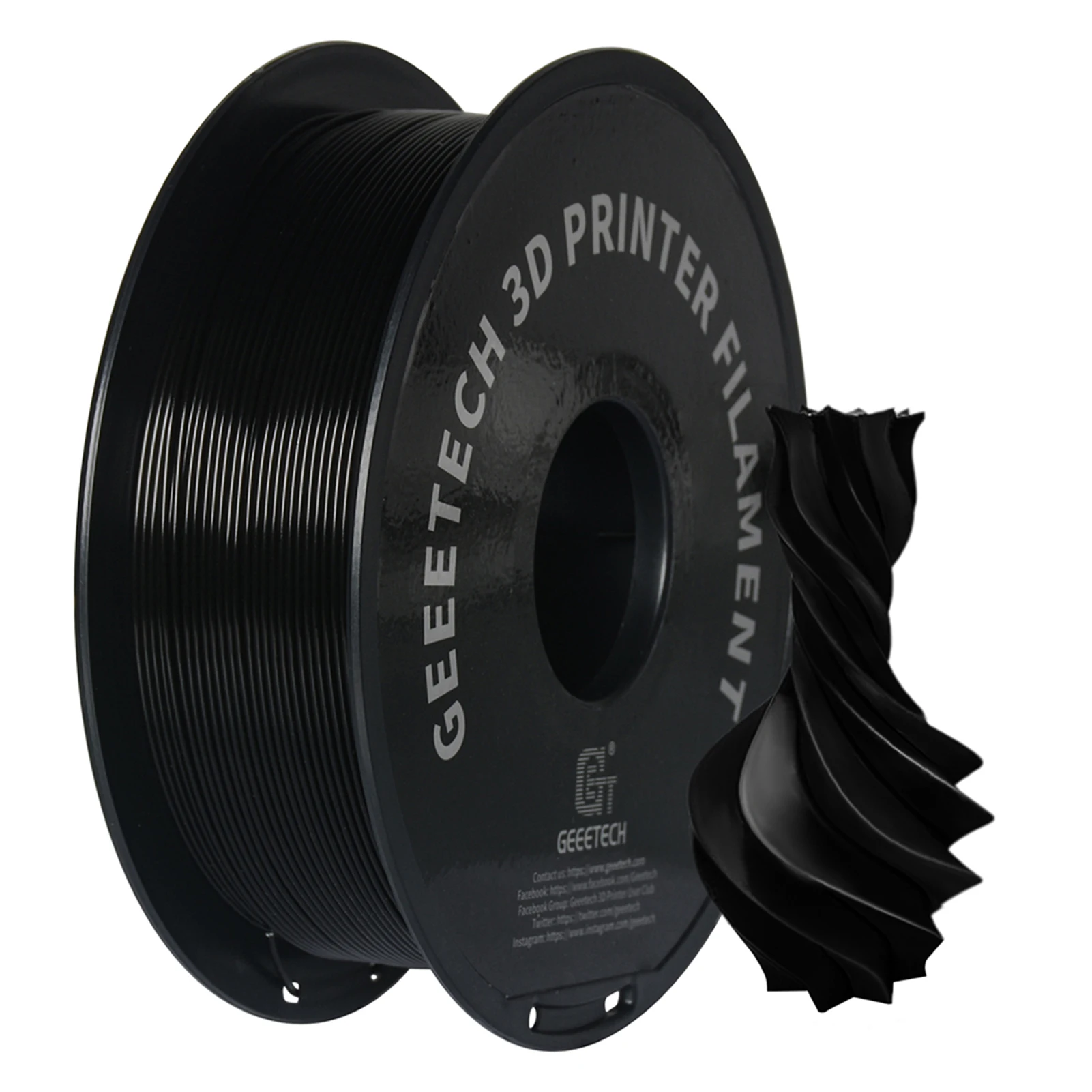 Geeetech PETG-Filament für 3D-Drucker, 1,75 mm, Maßgenauigkeit ±0,03 mm, 1 kg Spule für 3D-Druckmaterial (2,2 lbs) Image